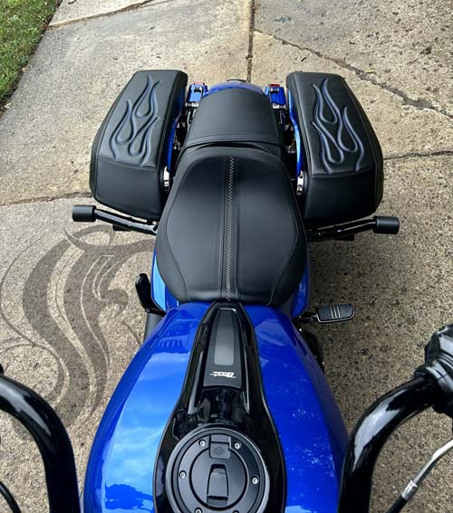 Flame Pacific Blue Handlebars