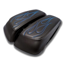 FlameThrower - Stitched - HD Saddlebag Lid Covers